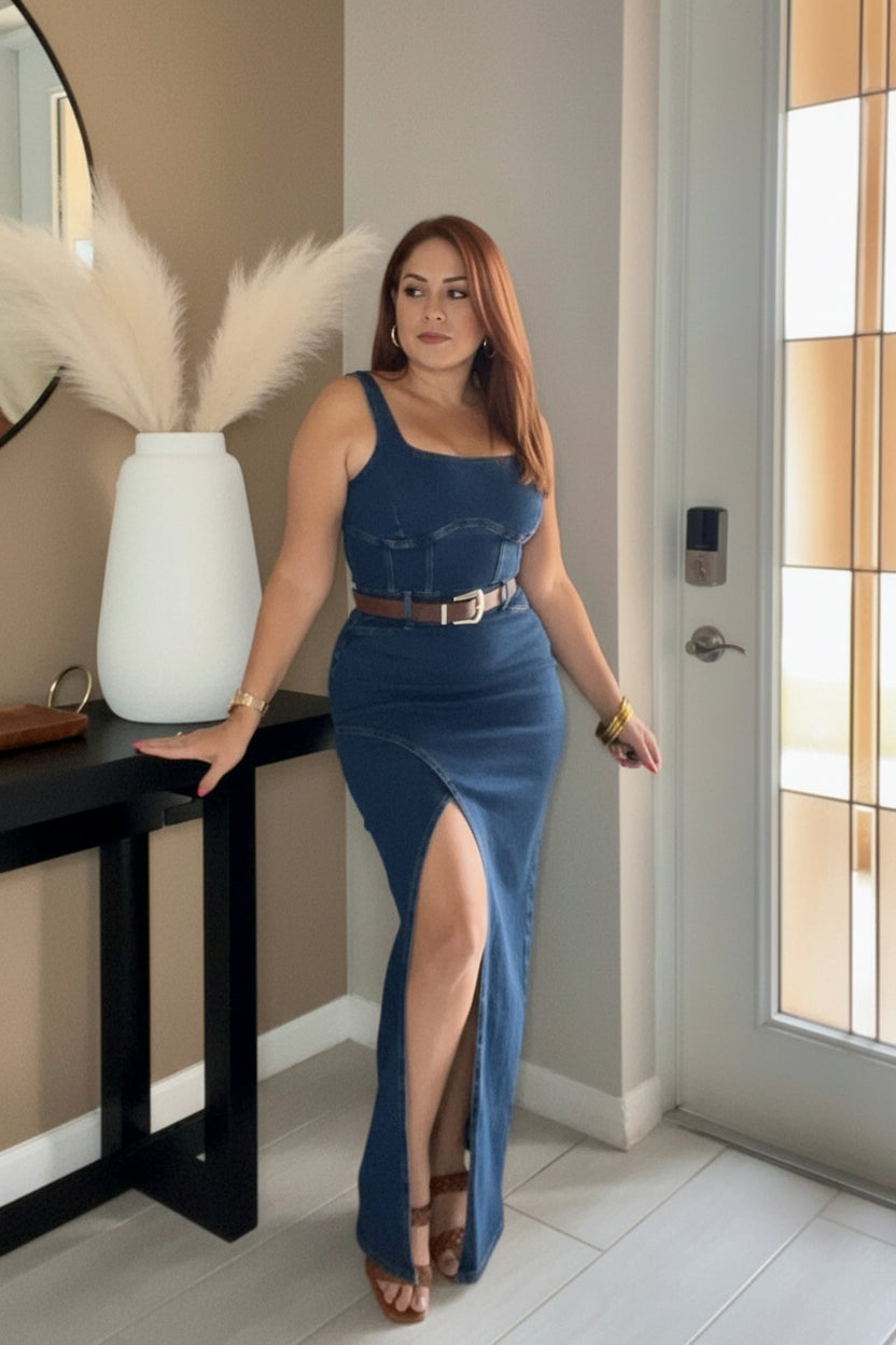 After Thought Denim Dress