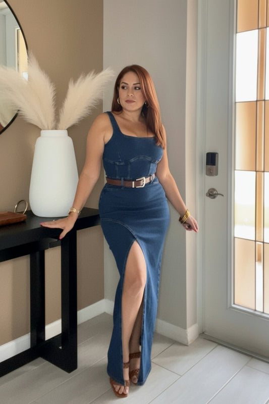After Thought Denim Dress