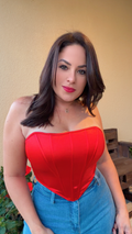 Strapless Corset Top