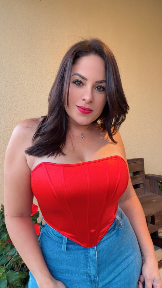Strapless Corset Top